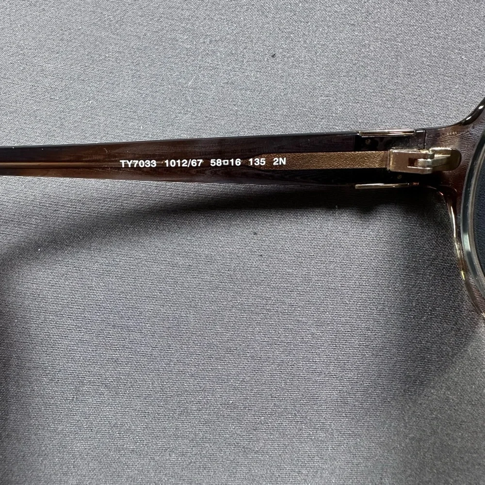 Tory Burch Brown & Gold Sunglasses with case.** Women’s Frame Only, no lenses